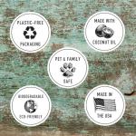 Project Sudz Solid Dish Soap | Plastic-Free Eco-Friendly Dishwashing Block | Made with Coconut Oil | 4 oz Reusable Tin | Zero Waste, Long-Lasting, Non-Toxic Grease Cutter