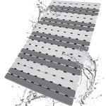 BEMISO Shower Mat Non Slip Bathtub Mat with Suction Cups and Drain Holes 27.5 x15.7 Inch Bath Mat for Tub & Shower.Easy Dry,Easy to Cut,Eco-Friendly