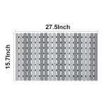 BEMISO Shower Mat Non Slip Bathtub Mat with Suction Cups and Drain Holes 27.5 x15.7 Inch Bath Mat for Tub & Shower.Easy Dry,Easy to Cut,Eco-Friendly