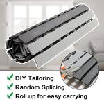 BEMISO Shower Mat Non Slip Bathtub Mat with Suction Cups and Drain Holes 27.5 x15.7 Inch Bath Mat for Tub & Shower.Easy Dry,Easy to Cut,Eco-Friendly