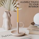 Natural Candles 7” 30 pcs Best Candle Pure Deep Yellow Bee Wax with Great Honey Scent and Cotton Wicks - Eco Friendly 100% Candles for Decoration Home Birthday Cake 1103412