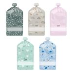 Simple Modern Reusable Baby Food Pouches for Toddlers | BPA Free Plastic, Food Safe, Freezer Safe | Refillable for Applesauce Yogurt & Puree Squeeze Pouch | 10 pack | 5oz | Assorted