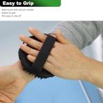 2-Pack Silicone Body Scrubber Shower Brushes,Exfoliating Body Scrubber for All Skin Type, Eco Friendly Shower Scrubber for Body, Silicone Body Brush for Showering (Black & Green)