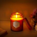 6 Pack Natural Soy Wax Jar Candles for Home Scented, 33 oz 240 Hour Long Lasting Aromatherapy Fall Candles Gifts for Women Birthday | Thanksgiving Day Christmas | Amber Candles|