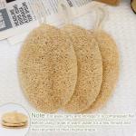 3 Pack Natural Loofah Kitchen Sponge, Eco Friendly Compostable Dish Wash Sponges, Dishwashing Sponges, Loofah Pack for Kitchen, Bathroom Cleaning