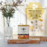 Big Dipper Wax Works 100% Pure Beeswax Pillar Candle, Medium 3" x 3.5", 60-Hour Burn, Handcrafted Honey Aroma, Clean Soot-Free Flame, Eco-Friendly Cotton Wick for Home Décor, Meditation & Relaxation