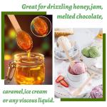 ANTETOK Disposable Wooden Cutlery Set - 200 Pack Wooden Compostable Utensils,Biodegradable and Earth Friendly, 6.3 Inch Length(100 Forks,100 Spoons)