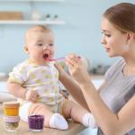 DRKIO 6 Pack Glass Baby Food Storage Containers - 4 Oz Baby Food Jars with Lids Baby Food Maker Microwave Dishwasher Freezer Safe 100% Leak Proof BPA Free Reusable