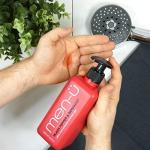 men-ü mens shower gel BLACK PEPPER & BERGAMOT 16.9oz - LASTS UP TO 6 MONTHS. shower gel men w/ ultra-concentrate formula, longer lasting & high performance. Vegan & eco-friendly mens body wash 16.9oz