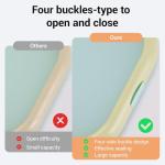 Winb Lunch Saver & Avocado Saver & Onion Storage, 8 inch Reusable Fruit, Veggie and Food Savers - Ideal for Avocados, Tomatoes, Sandwich, Garlic, Onions, and More (Macaron color)