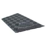 SafeLand- Non-Slip Bath, Shower, Tub Mat, TPR Material, Eco-Friendly, Non-PVC, Machine Washable, No Odor, with Powerful Gripping Suction Cups, Diamond (16"x28" Gray)