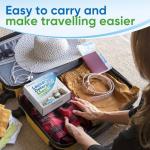 Diesetsr Laundry Detergent Sheets 150 Counts Travel Laundry Sheet ECO-friendly, 300 Small Loads Plastic-Free Clothes Washing Soap-Fresh Linen