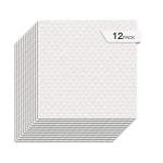 Jekayla Swedish Dishcloth Cellulose Sponge Cloths, Eco-Friendly Reusable Cleaning Cloths for Kitchen, 12 Pack of Absorbent Dish Washing Paper Towel(12 Dishcloths - White)