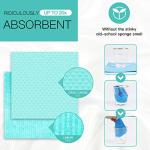 Jekayla Swedish Dishcloth Cellulose Sponge Cloths, Eco-Friendly Reusable Cleaning Cloths for Kitchen, 12 Pack of Absorbent Dish Washing Paper Towel(12 Dishcloths - White)