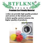 Laundry Balls Set, Eco-Friendly Super Washing Machine Laundry Ball, All Natural Washer Ball Laundry Detergent Alternative, Household Can Be Reused 2000 Washings(2pcs Balls, Pink,Blue)