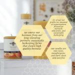 Big Dipper Wax Works 100% Pure Beeswax Pillar Candle, Small 2" x 4.75”, 40 Hour Burn, Handcrafted Natural Honey Aroma, Clean Soot-Free, Eco-Friendly Cotton Wick for Home Décor, Meditation & Relaxation