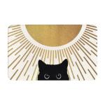 PPZCXWP Flannel Bath Mat - Non-Slip Quick-Dry Bathroom Rug with Stylish Prints, Eco-Friendly Absorbent Floor Mat for Shower, Poolside(Vibrant Designs, 20X31.5Inch)