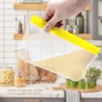 Reusable Gallon Freezer Bags, 10 Pack Dishwasher Safe Silicone Food Snack Storage Bags with 3 Sizes for Marinate Meats, Sandwich, Lunch, Cereal, Back to School Supplies