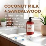 Coconut Milk & Sandalwood Eco Hand Soap Trio