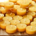 Organic Beeswax Tealight Candles - 12 Pack