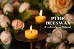 Organic Beeswax Tealight Candles - 12 Pack