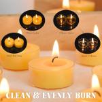 Organic Beeswax Tealight Candles - 12 Pack