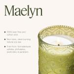 LA JOLIE MUSE Christmas Candle | Starlit Golden Fir | Cedarwood, Patchouli & Fir Balsam | 6 oz Soy Wax | 40 Hours Clean Burn | Christmas Gift for Women & Family