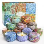 Scented Candles Gifts for Women, 12 Pack Natural Soy Candles for Home Scented, Aromatherapy Candle Set Gift for Women, Men, Friends Birthday, Anniversary