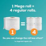 Angel Soft Toilet Paper with Fresh Lavender Scented Tube, 8 Mega Rolls = 32 Regular Rolls, Soft and Strong Toilet Tissue
