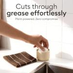 Vove Natural Dish Soap Bar | Bergamot & Grapefruit Essential Oils | Zero Waste Dishwashing Blocks | Plastic-Free Kitchen Soap Cold Pressed | Plant-Based & Eco-Friendly | Single bar (3.5 oz)