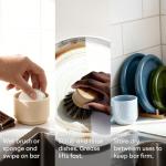 Vove Natural Dish Soap Bar | Bergamot & Grapefruit Essential Oils | Zero Waste Dishwashing Blocks | Plastic-Free Kitchen Soap Cold Pressed | Plant-Based & Eco-Friendly | Single bar (3.5 oz)