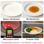 10 Inch Compostable Paper Plates【White 150 Pack】, 100% Sugarcane Bagasse Large Disposable Plates, Sturdy Heavy Duty, Biodegradable Dinnerware for Party, BBQ, Picnic, Catering