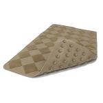 SafeLand- Non-Slip Bath, Shower, Tub Mat, TPR Material, Eco-Friendly, Non-PVC, Machine Washable, No Odor, with Powerful Gripping Suction Cups, Diamond (16"x28" Tan)