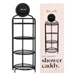 Kitsch Hanging Shower Caddy with Suction Cup – Self-Draining Bar Soap Holder & Shower Caddy for Shampoo Bars, Conditioner Bars & Soap – Rust Proof, Eco-Friendly, Wall Mount or Free-Standing Organizer