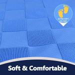 SafeLand- Non-Slip Bath, Shower, Tub Mat, TPR Material, Eco-Friendly, Non-PVC, Machine Washable, No Odor, with Powerful Gripping Suction Cups, Diamond (16"x28" Tan)