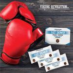 Viking Revolution Body Wipes for Men - Gym Wipes, Shower Wipes - Disposable and Eco-Friendly - Unscented Wet Wipes with Vitamin E and Aloe - 12 Individually Wrapped Wipes