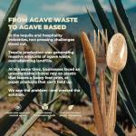 Eco-Friendly Agave Fiber Cutlery Set - 12 Sets