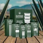Eco-Friendly Agave Fiber Cutlery Set - 12 Sets