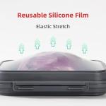 Mage Crab 2-Piece Airtight Food Storage Containers Set – Avocado Saver, Onion Keeper, Silicone Kitchen Organizers for Fridge, Reusable & Leak-Proof to Lock in Freshness K05-dark blue