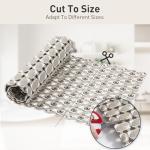 XIYUNTE Shower Mat Bathtub Mat Non Slip, 36''x16'' Soft and Comfortable Anti Slip Shower Mat, Eco-Friendly TPE+PP Shower Non Slip Mat with Powerful Suction Cups, Machine Washable, Easy to Cut, Brown