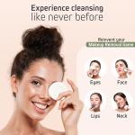 Ecolifestyle Reusable Makeup Remover Pads (20 Pack) - Reusable Cotton Rounds with Laundry Bag & Metal Storage Box | Eco-Friendly, Zero Waste | Bamboo, Terry & Charcoal Washable Face Pads