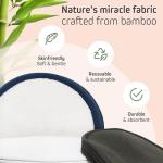 Ecolifestyle Reusable Makeup Remover Pads (20 Pack) - Reusable Cotton Rounds with Laundry Bag & Metal Storage Box | Eco-Friendly, Zero Waste | Bamboo, Terry & Charcoal Washable Face Pads