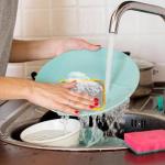 Reusable Washing Up Sponge,Multi-Purpose Absorbent Sponge,Dual-Sided Kitchen and Bathroom Cleaning Products,Bowl Dish Cleaning Pad Scrubber,Kitchen Dishwashing Cleaning Tool 5 Pcs