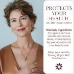 Pro Size Polishing Cloth Set of 2 Large Cleaning Cloths Pure Cotton Made in USA for Gold Silver and Platinum Jewelry Coins Watch, Silverware 11 x 14 inches each Tarnish Remover Keeps Jewelry Shining