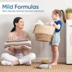 Fragrance Free Laundry Detergent Sheets Travel Eco-friendly 300 Loads Fisroa Clothes Washing Detergent Sheets Plastic-Free Washer Strips, Unscented Liquidless Laundry Strips Tablet