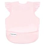 Tiny Twinkle Mess-Proof Baby Bib for Girls | Waterproof Toddler Bib for Eating | Baby Apron for Feeding | Machine Washable | Perfect Shower Gift (Rose, 6–24M)