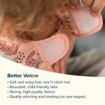 Tiny Twinkle Mess-Proof Baby Bib for Girls | Waterproof Toddler Bib for Eating | Baby Apron for Feeding | Machine Washable | Perfect Shower Gift (Rose, 6–24M)