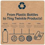 Tiny Twinkle Mess-Proof Baby Bib for Girls | Waterproof Toddler Bib for Eating | Baby Apron for Feeding | Machine Washable | Perfect Shower Gift (Rose, 6–24M)