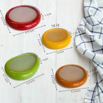 Set of 4 Reusable Avocado Saver and Onion Storage– Eco-Friendly – Keep Leftovers Fresh Without Plastic Bags. Fruit and Veggie Savers for Avocados, Lemons, Onions, Tomatoes & Salad