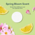 BLUELAND Laundry Detergent Tablets, 120 Count, Spring Bloom Scent, Plastic-Free Eco-Friendly Pods, Sheets, Liquid Alternative - Safe for Sensitive Skin, Gentle